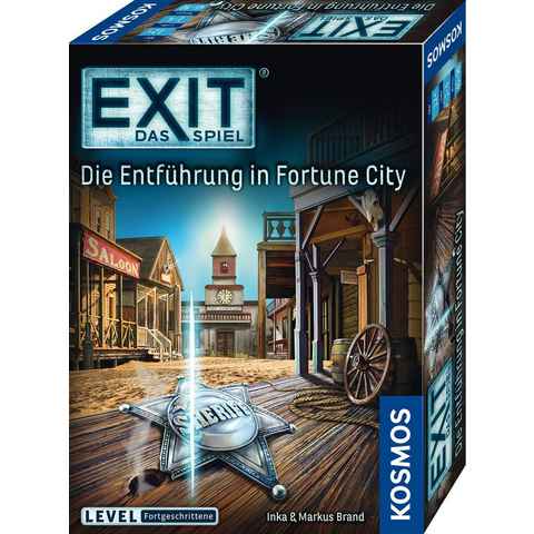 Kosmos Spiel, Escape Room Spiel EXIT, Die Entführung in Fortune City, Made in Germany