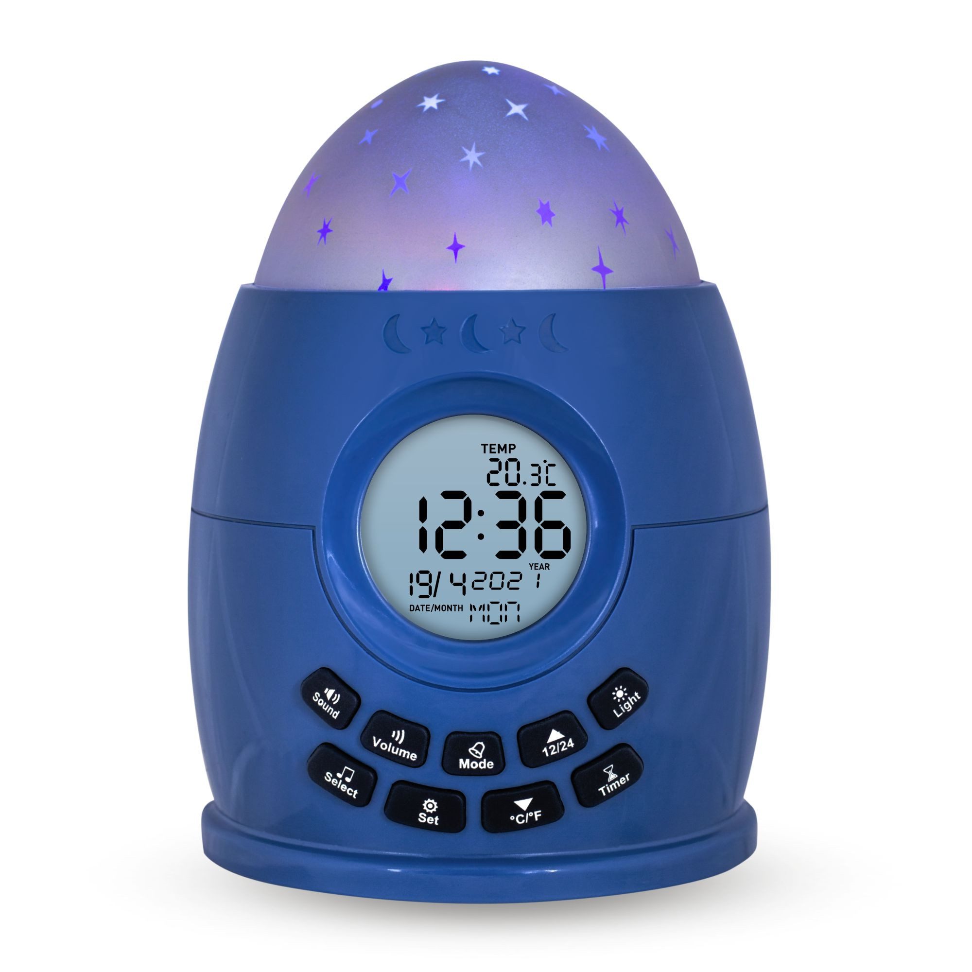 Quarzwecker Sternen-Projektionswecker für entspannte Momente LED-Projektion günstig online kaufen