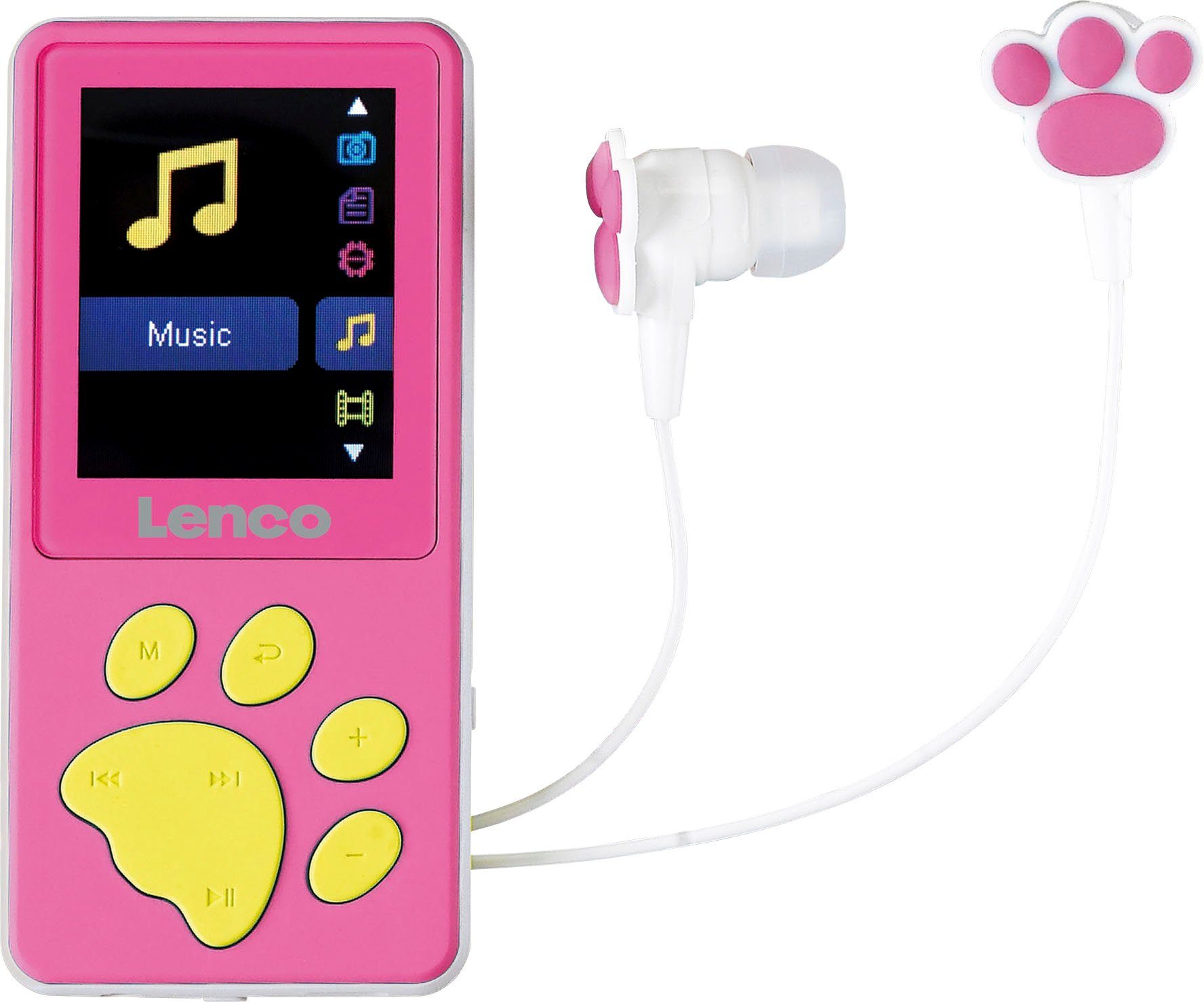 GB) MP4-Player (128 Lenco Pink MP3-Player Xemio-560
