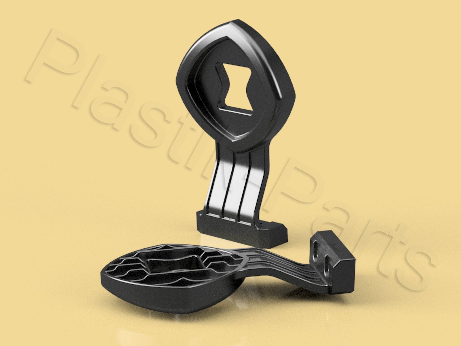 Plastik Parts Mülltonnenbox Keter Woodland Midi Verschluss W26H Verschlusslasche Store-It-Out