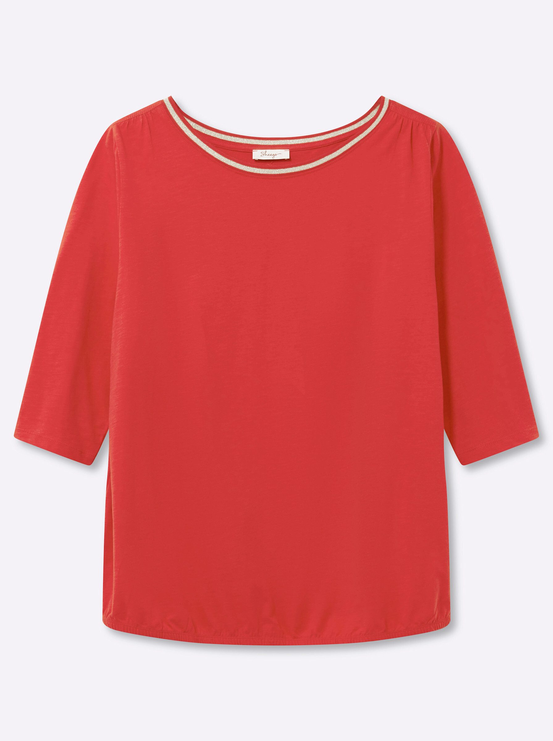Sheego T-Shirt 3/4-Arm-Shirt 3/4-Arm