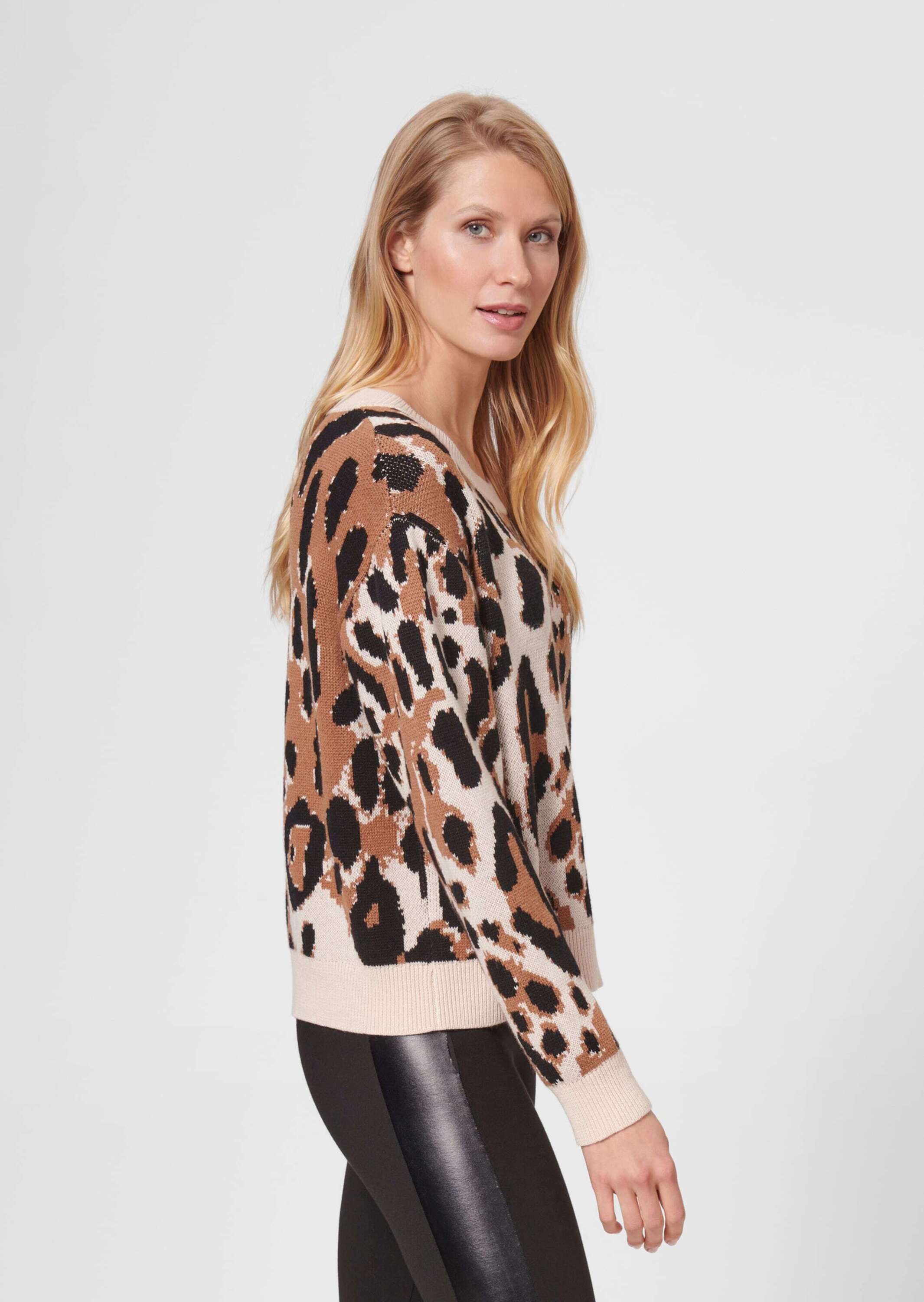 MADELEINE Strickpullover Pullover mit Animalmuster