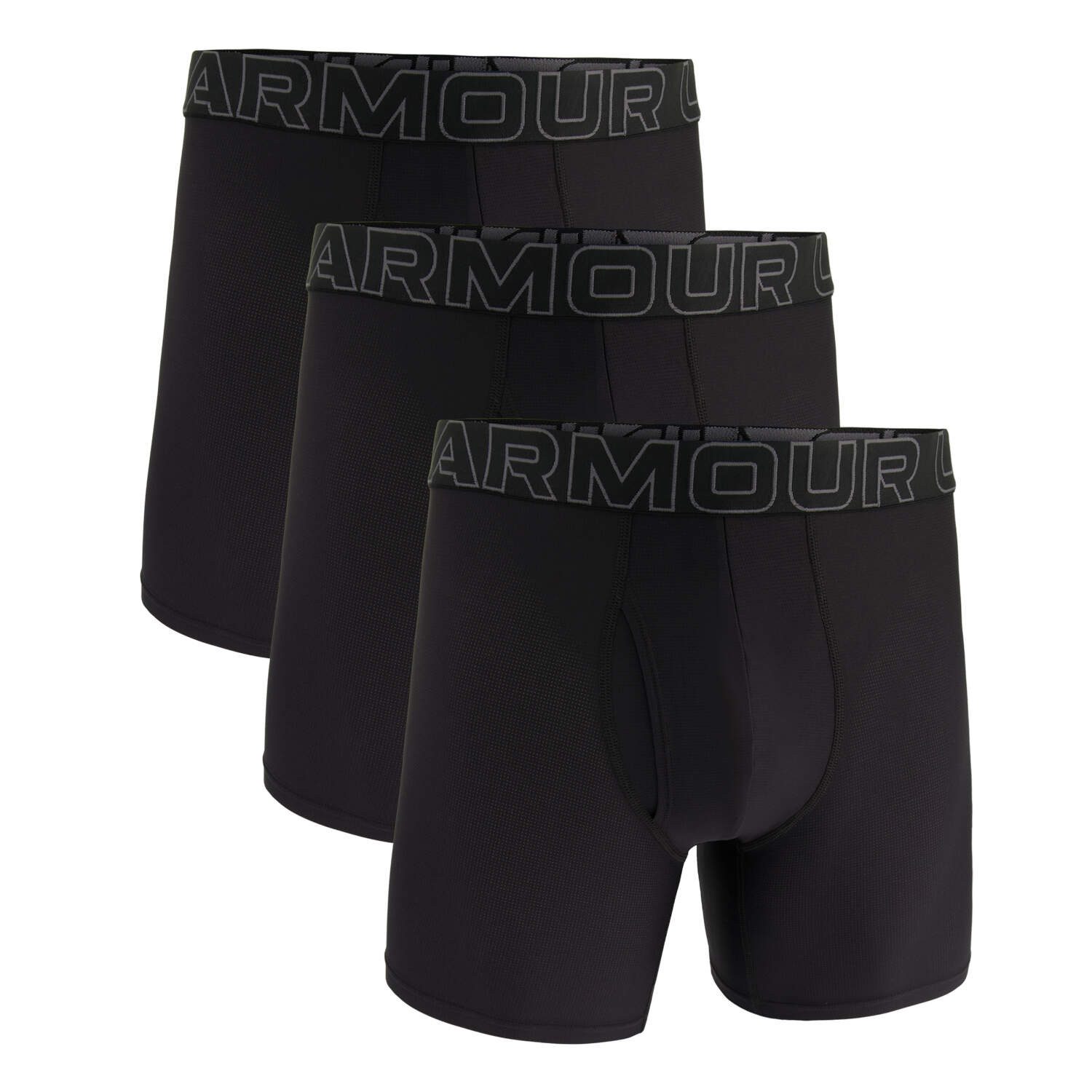 Boxershorts Under Armour Herren Boxershorts TECH MESH-SOLID 16 cm 3 Pack UUSHJ063
