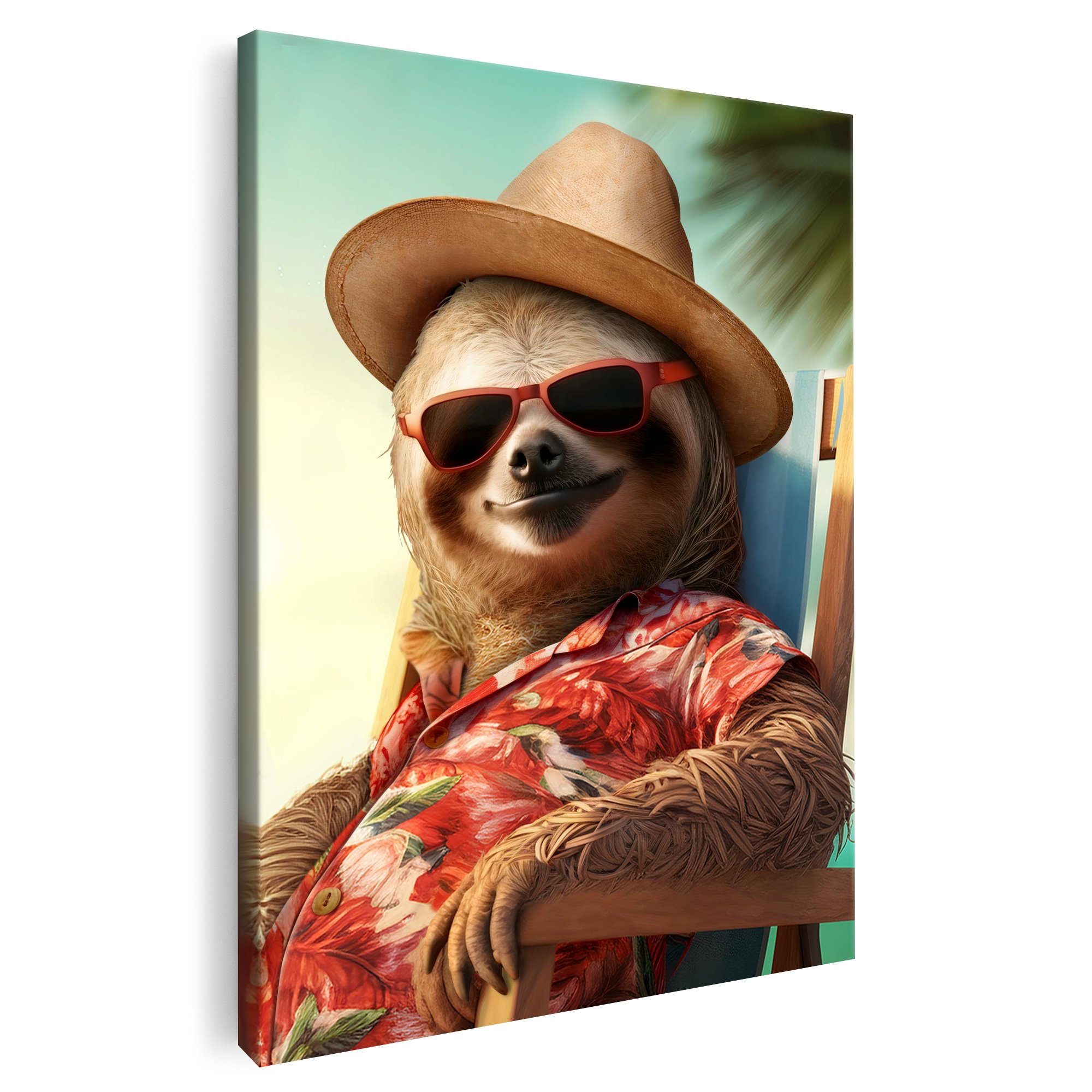 Artmazing Leinwandbild Lazy Lou, Lazy Lou, gesp. auf FSC Echtholz-Keilrahmen, in versch. Größen