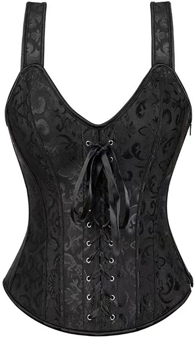 Corsage Korsett Tops in Übergröße für Damen,Korsett Bustiers,verstellbaren