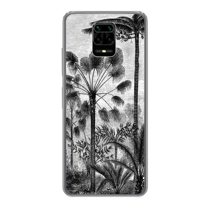 MuchoWow Handyhülle Design - Bäume - Natur - Pflanzen - Botanisch Phone Case Handyhülle Xiaomi Redmi Note 9 Pro Silikon Schutzhülle