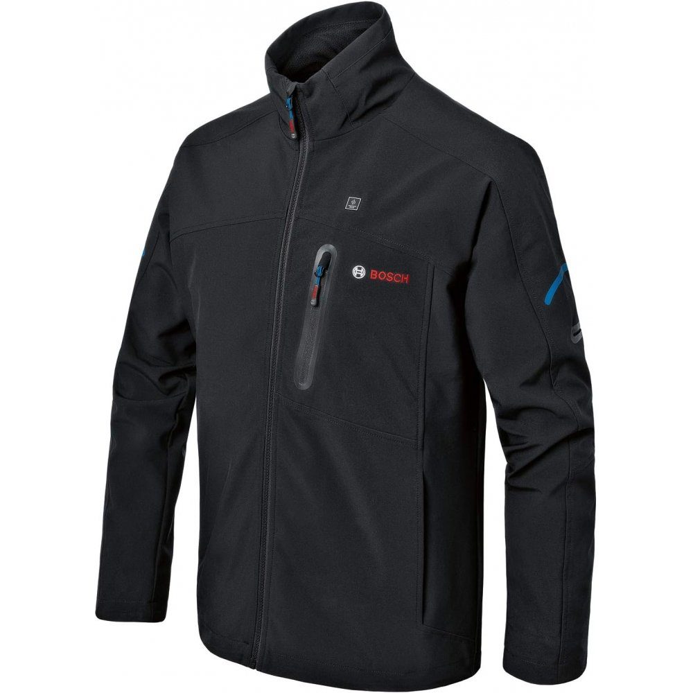 BOSCH Arbeitsjacke Bosch GHJ 12+18V XA Größe S - Beheizbare Jacke - schwarz