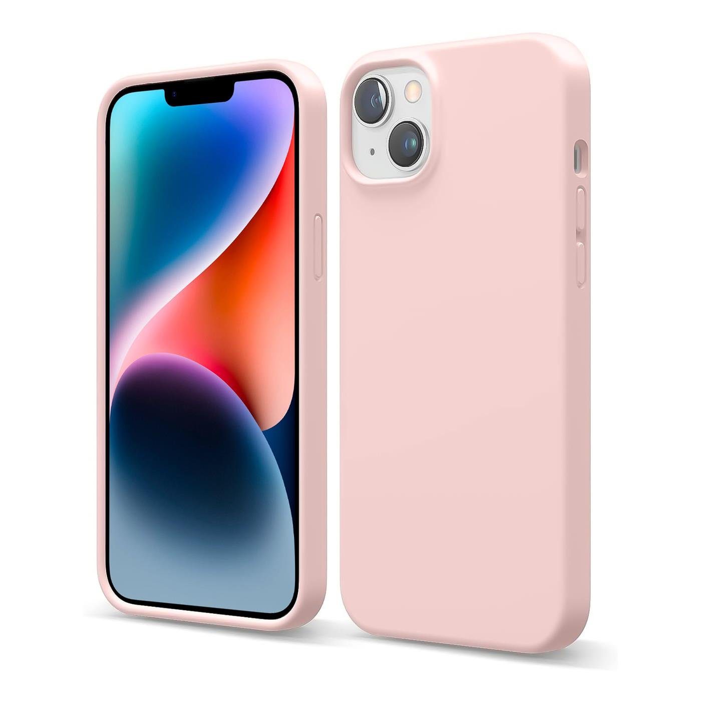 CoolGadget Handyhülle Silikon Colour Series Slim Case für Apple iPhone 15 6,1 Zoll, Hülle weich Handy Cover für iPhone 15 Schutzhülle