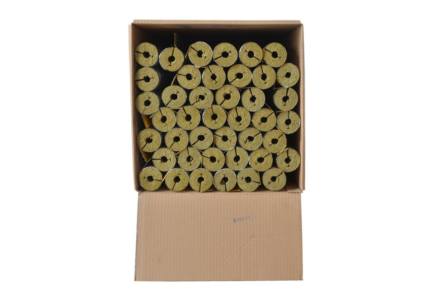 Thumbnail - Scorprotect® Steinwolle voller Karton Rohrisolierung Steinwolle alukaschiert 0.040 W/mK, (42-St)