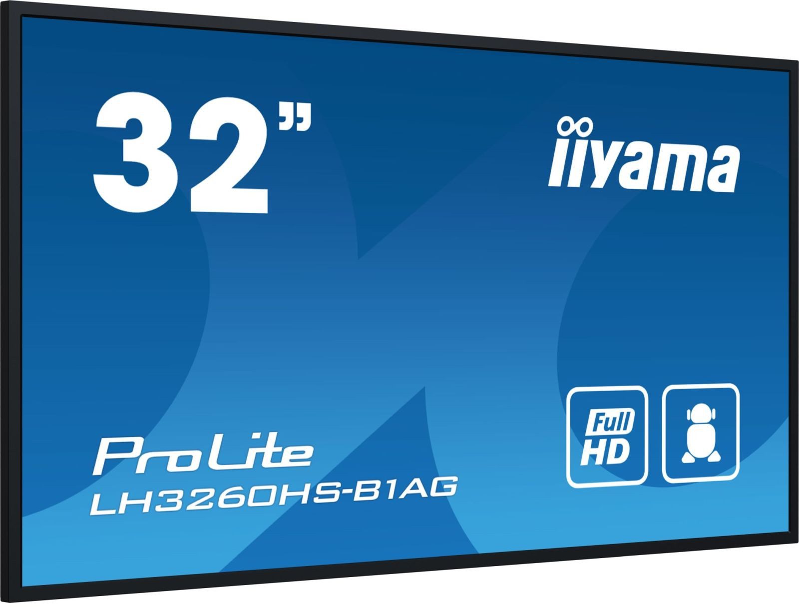 Iiyama 80.0cm (31,5) LH3260HS-B1AG 16:9 3xHDMI+2xUSB Spk B retail TFT-Monitor (1920 x 1080 px, Full HD, 8 ms Reaktionszeit, ELED, Wi-Fi, Lautsprecher, HDCP)