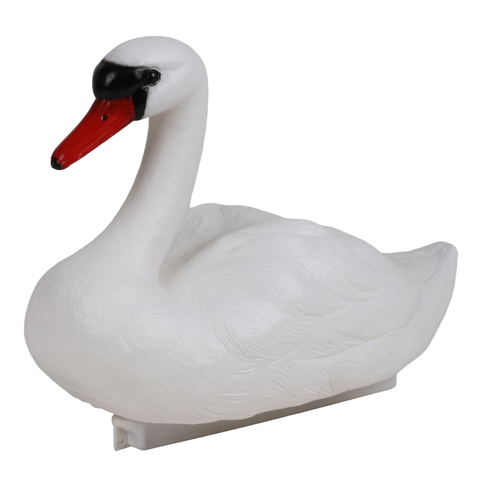 Teichfigur Schwan weiß Teichfigur Teichdeko Gartenfigur Teichvogel Vogel