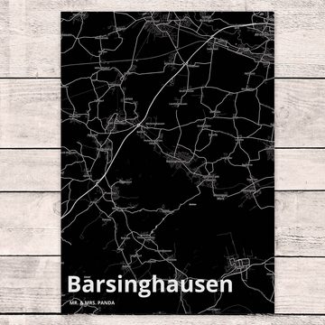 Mr. & Mrs. Panda Postkarte Barsinghausen - Geschenk, Stadt, Stadt Dorf Karte Landkarte Map Stadt