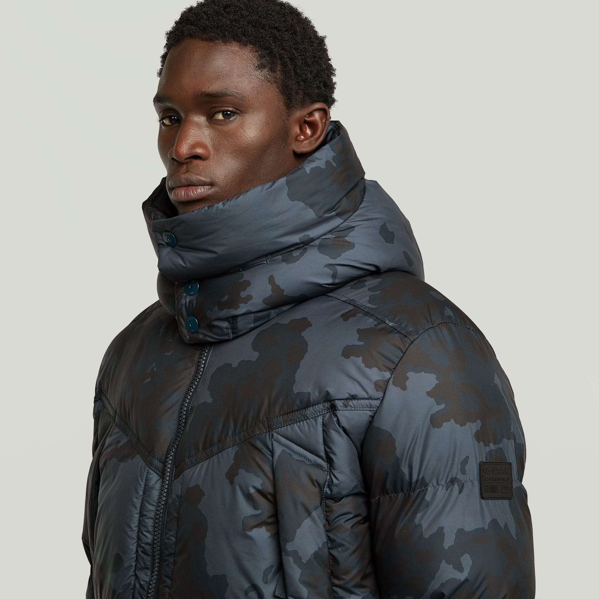 G-STAR Steppjacke G-Whistler Padded Hooded 2.0 Regular Fit, mit abnehmbarer Kapuze
