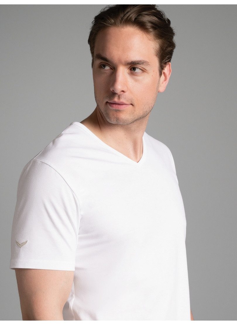 Trigema T-Shirt TRIGEMA V-Shirt aus 100% Bio-Baumwolle (kbA) (1-tlg) günstig online kaufen