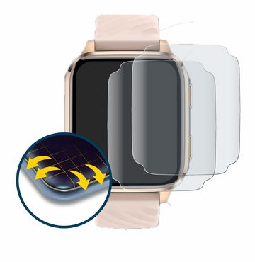 BROTECT Full-Screen Schutzfolie für Ibetter Smartwatch 1.85", Displayschutzfolie, 2 Stück, 3D Curved matt entspiegelt Full-Screen Anti-Reflex