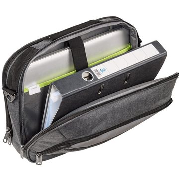 Hama Laptoptasche Notebook-Tasche Frankfurt Laptop-Sleeve Case, Business Hülle Tablet-Fach A4-Ordner Organizer Zubehör Schultergurt