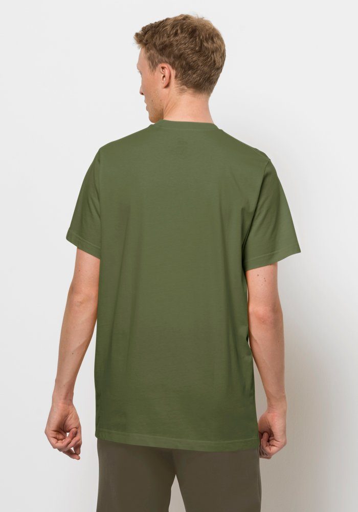 Jack Wolfskin T-Shirt ESSENTIAL T M greenwood