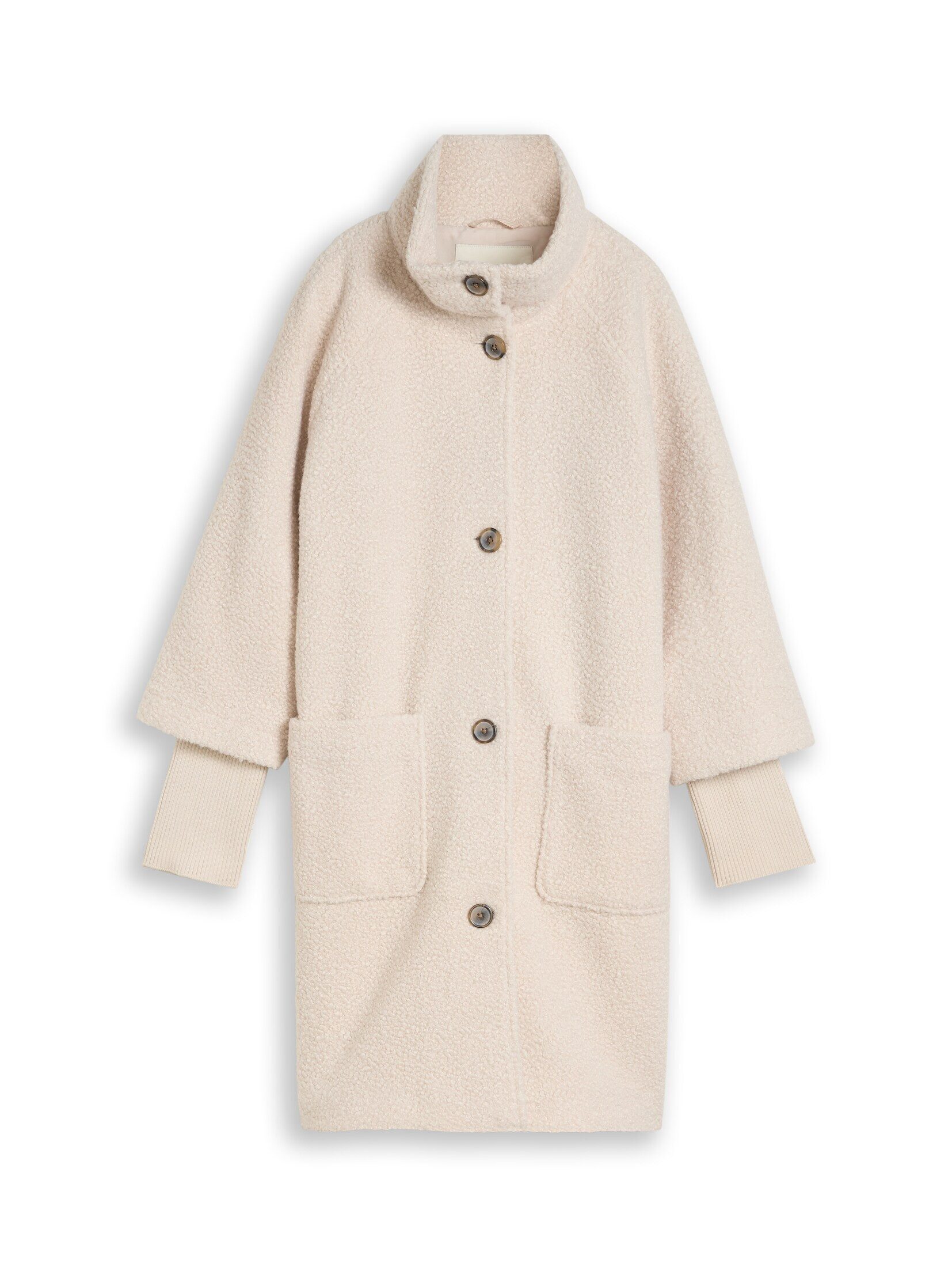 TOM TAILOR Kurzmantel Jacken Bouclé Mantel im 2-in-1-Look – Bild 2 von 5