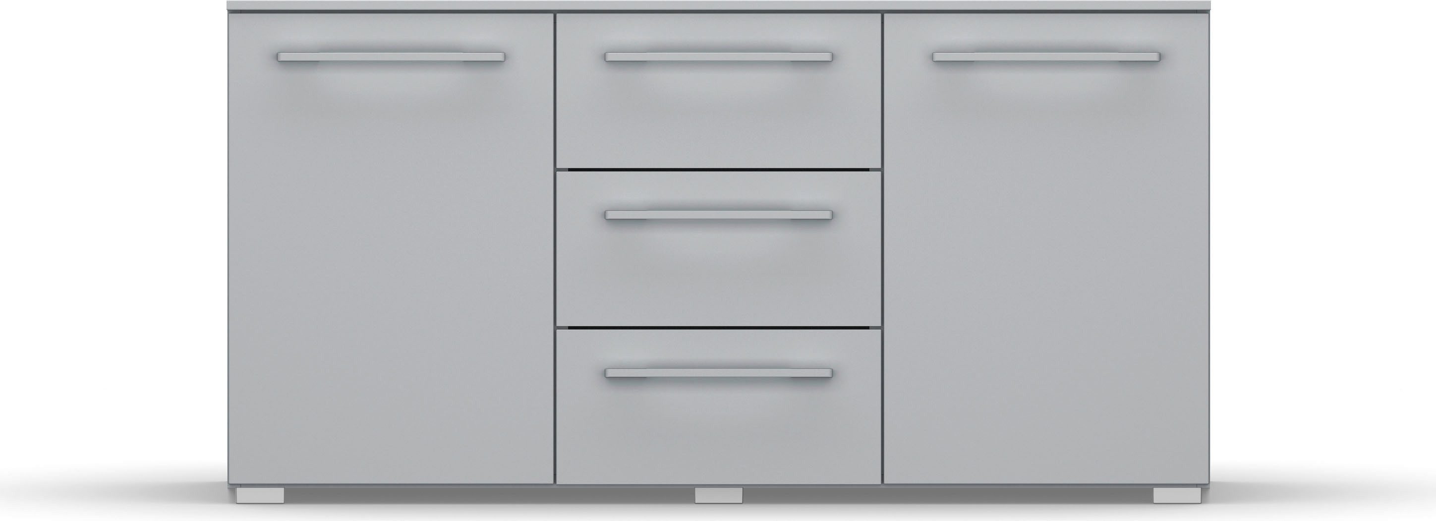 rauch Kombikommode Kommode Sideboard Wäscheschrank Schrank SKAT PURE (inkl. SOFT-CLOSE-FUNKTION), mit 1 Tür und 4 Schubladen in puristischem Design MADE IN GERMANY