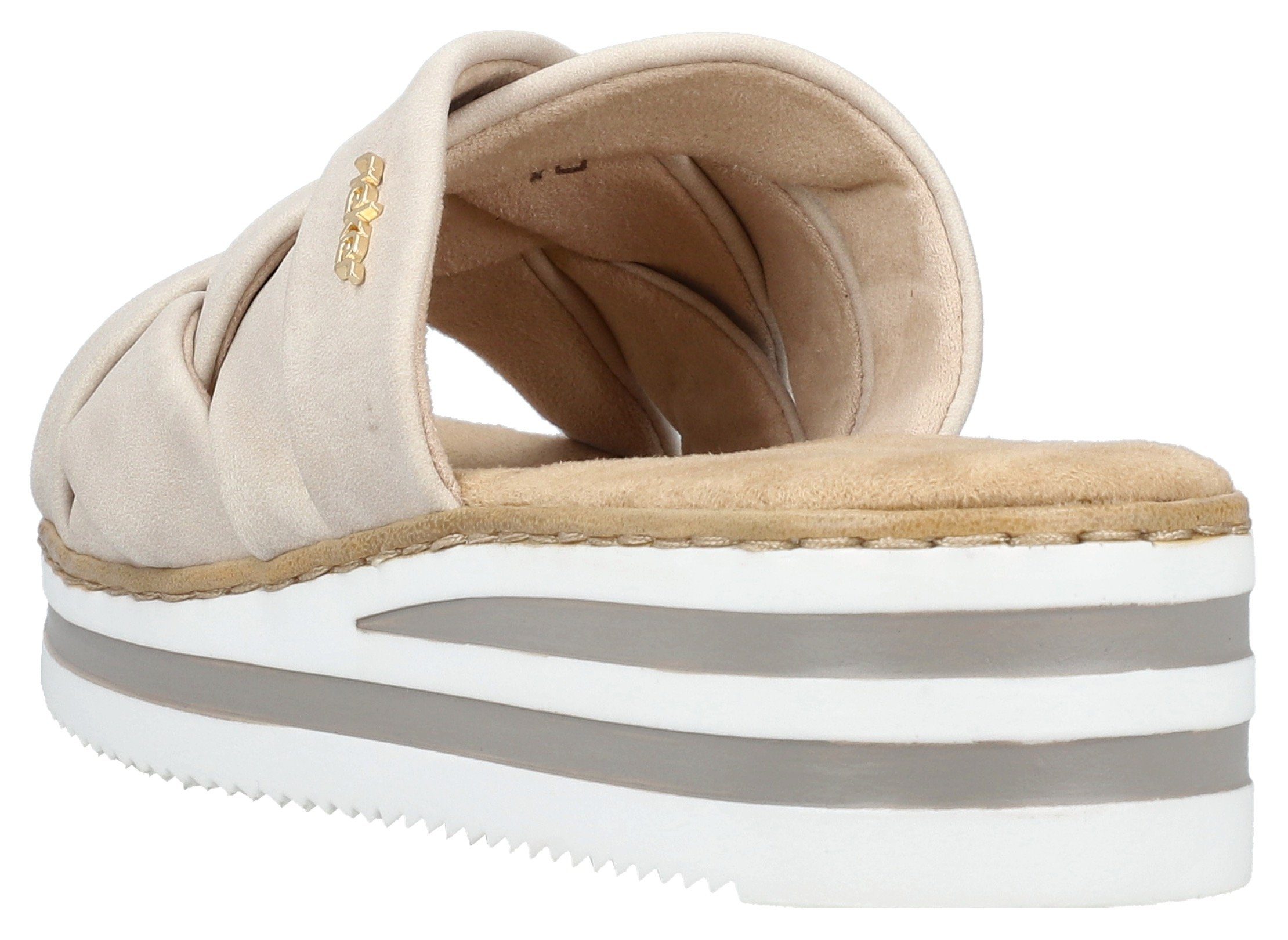 Rieker Pantolette, Keilabsatz, Sommerschuh, Schlappen mit günstig online kaufen