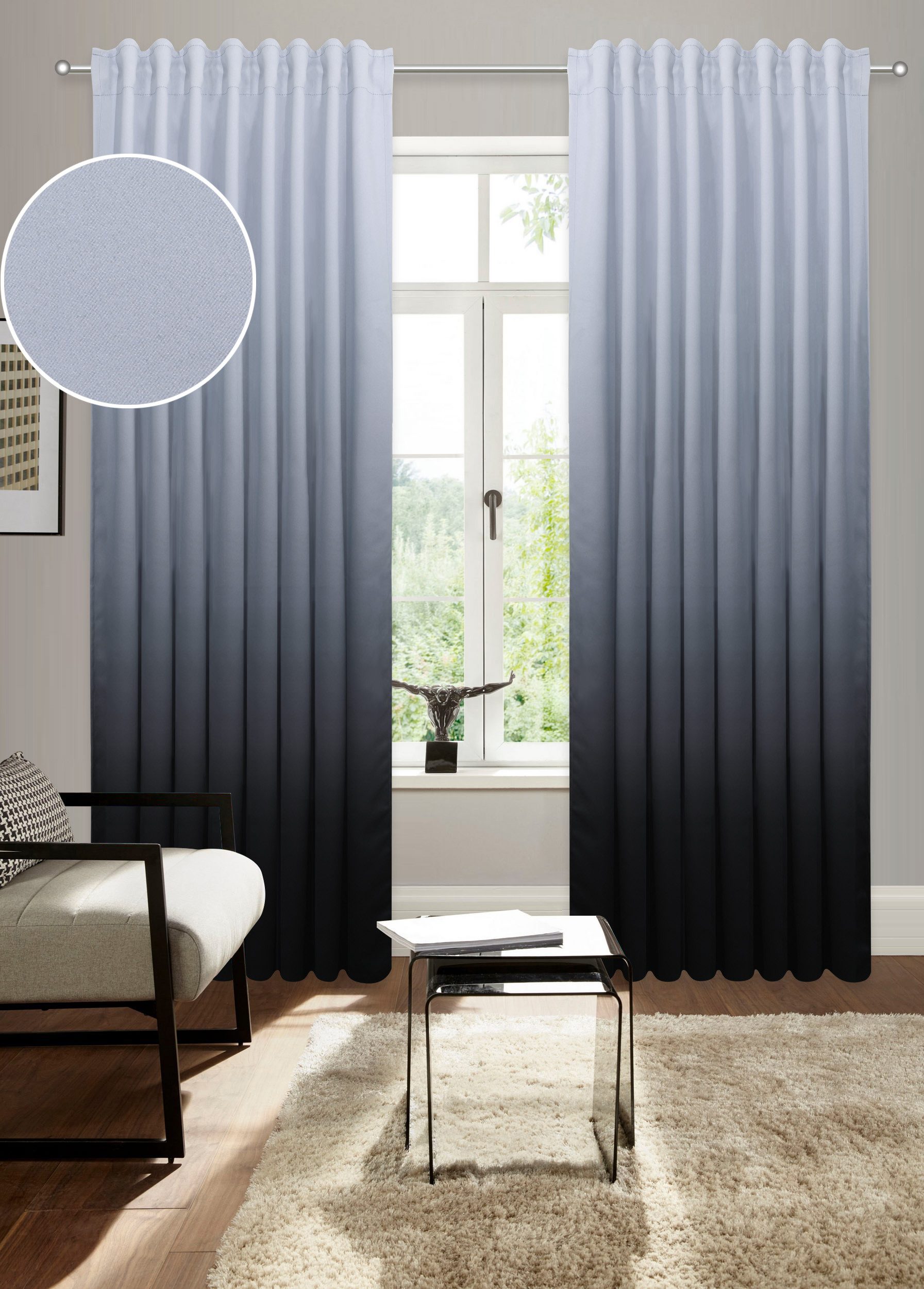 Bruno Banani Verdunkelungsvorhang Clemton (1 St), Multifunktionsband, verdu günstig online kaufen