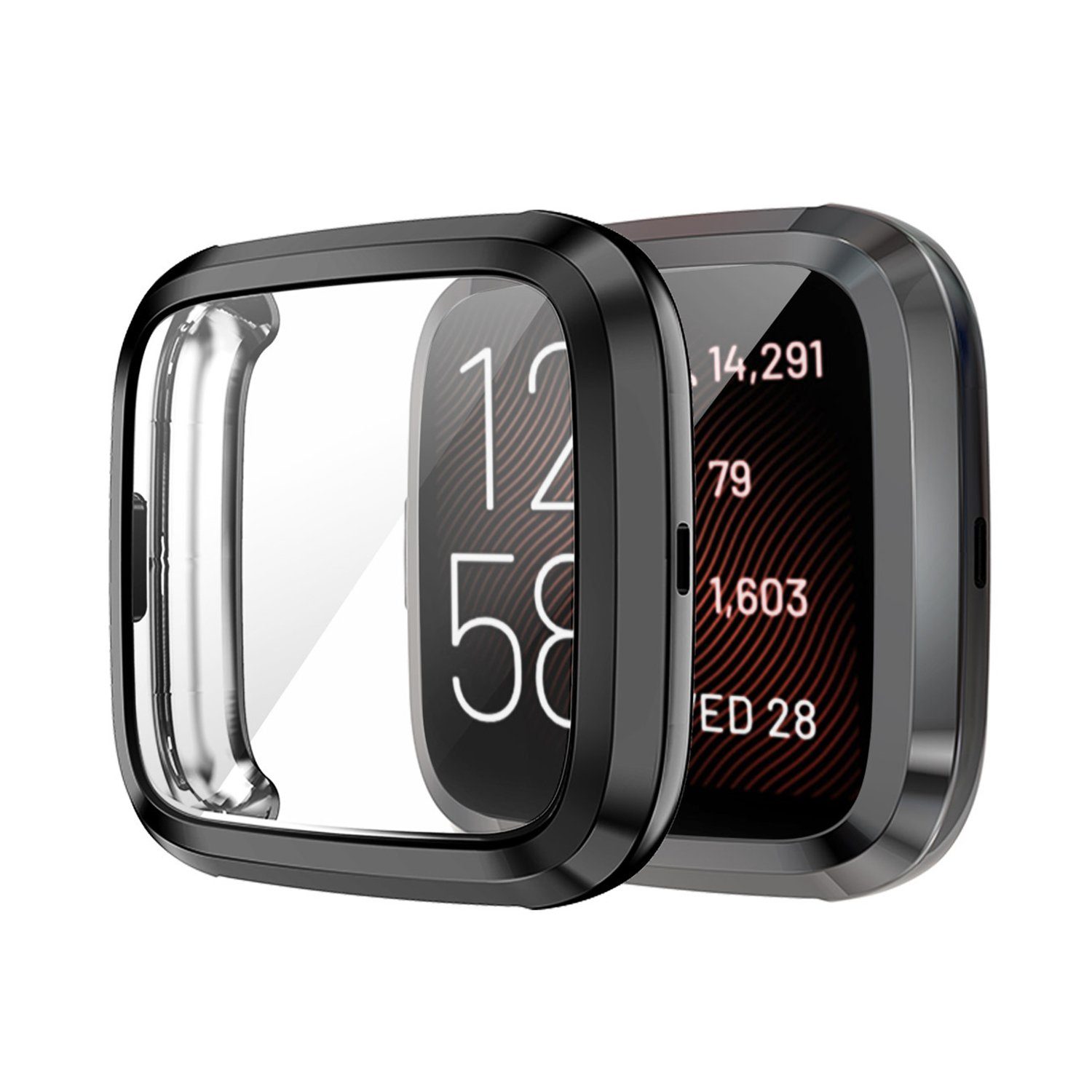 Diida Smartwatch-Hülle Schutzhülle Fitbit Versa 2/Versa 2SE,Sturzsicheres