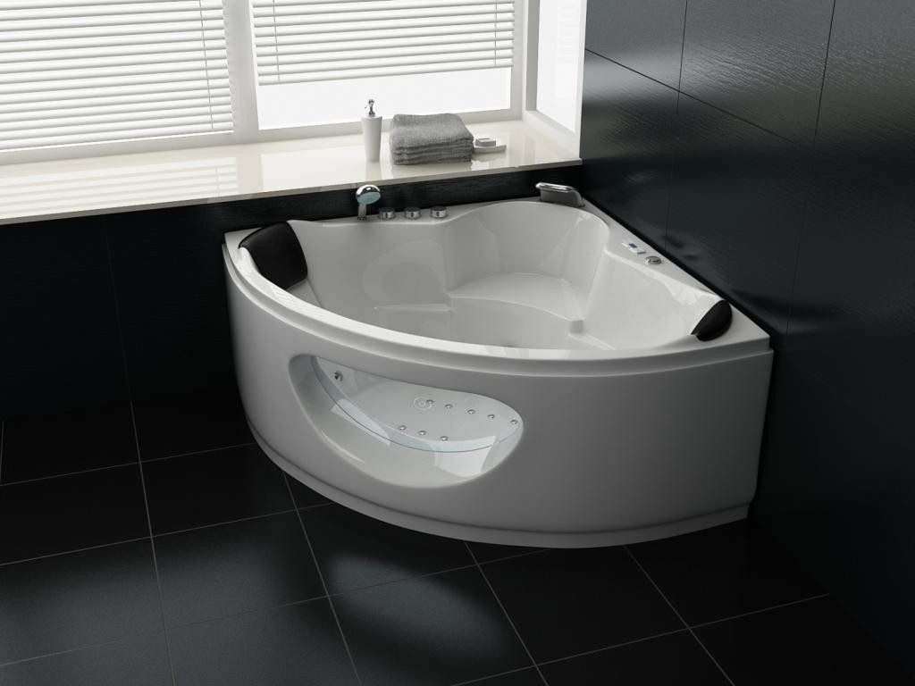 PureHaven Whirlpool 138x138 cm mit Heizung, Lichttherapie & Bluetooth-Soundsystem