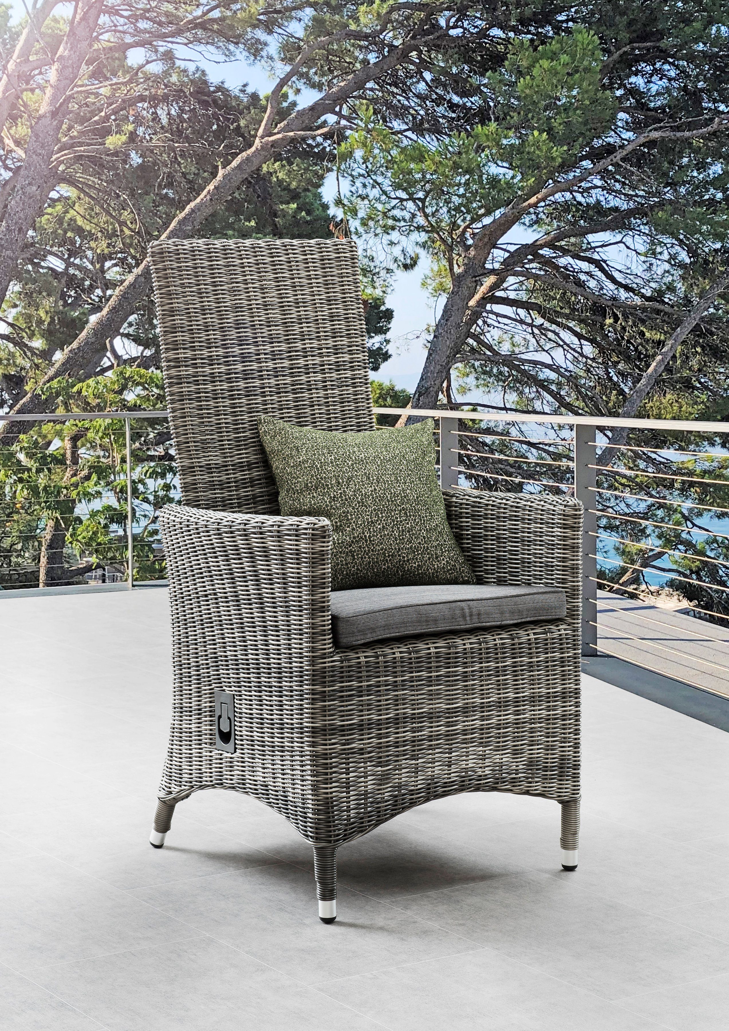 Destiny Hochlehner »Santos« (Set, 2 Stück), 2er Set, Polyrattan