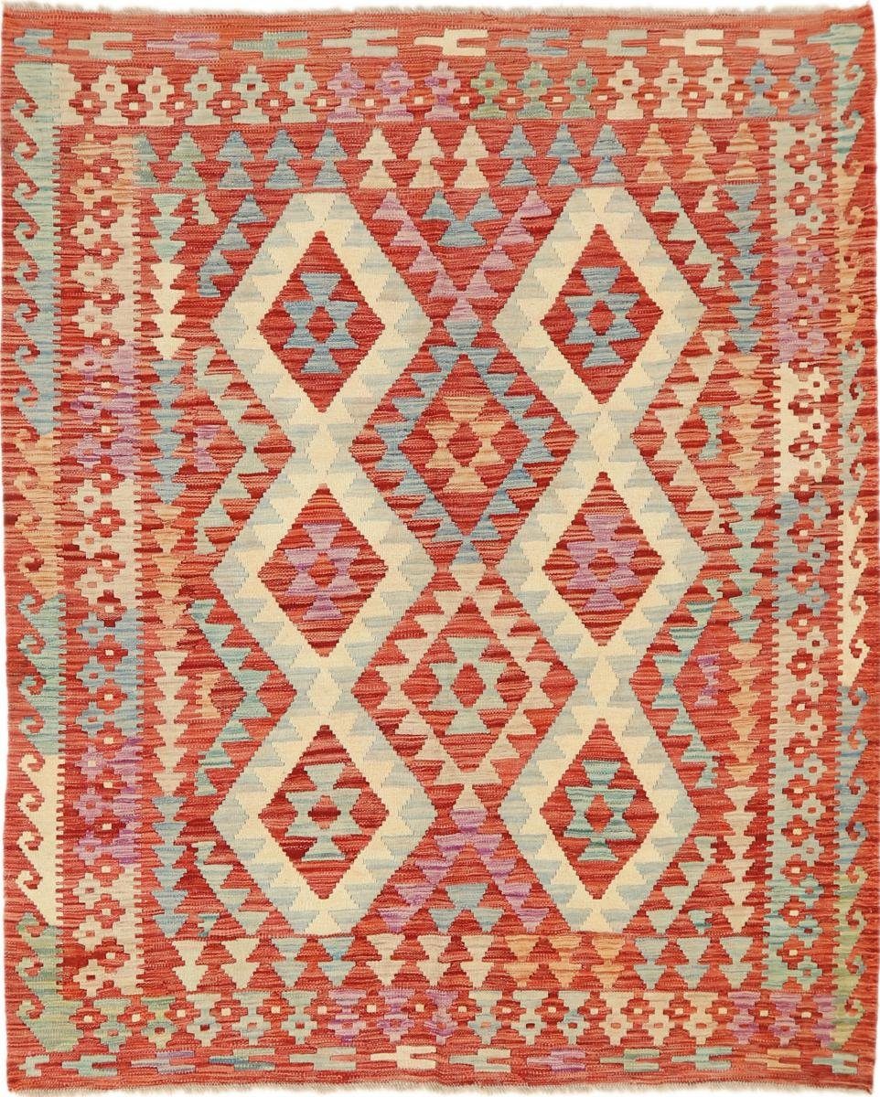 Orientteppich Kelim Afghan Heritage 162x197 Handgewebter Moderner Orientteppich, Nain Trading, rechteckig, Höhe: 3 mm