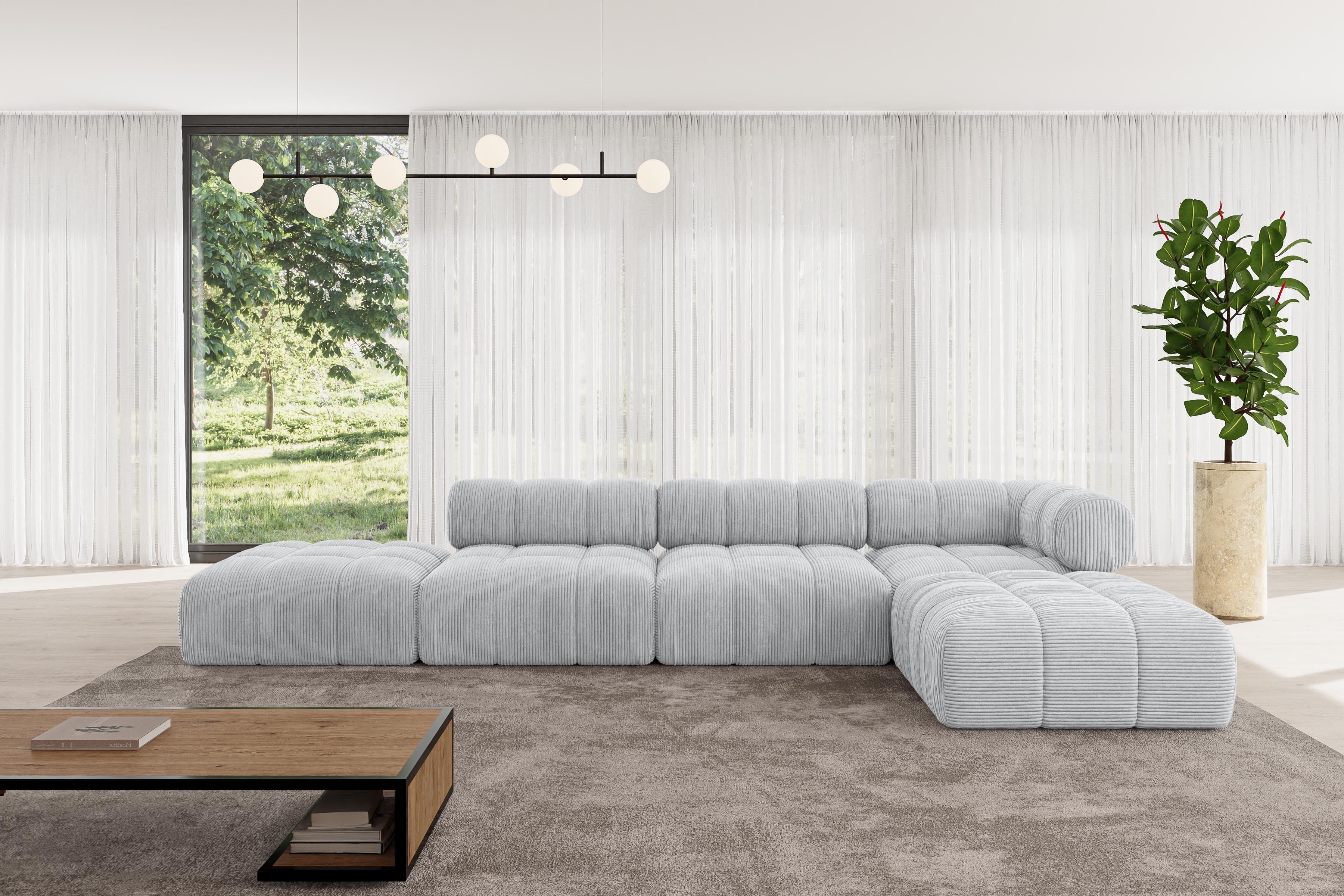 ALTDECOR Ecksofa Kerru-L2, Sofa Praktische Bequeme günstig online kaufen