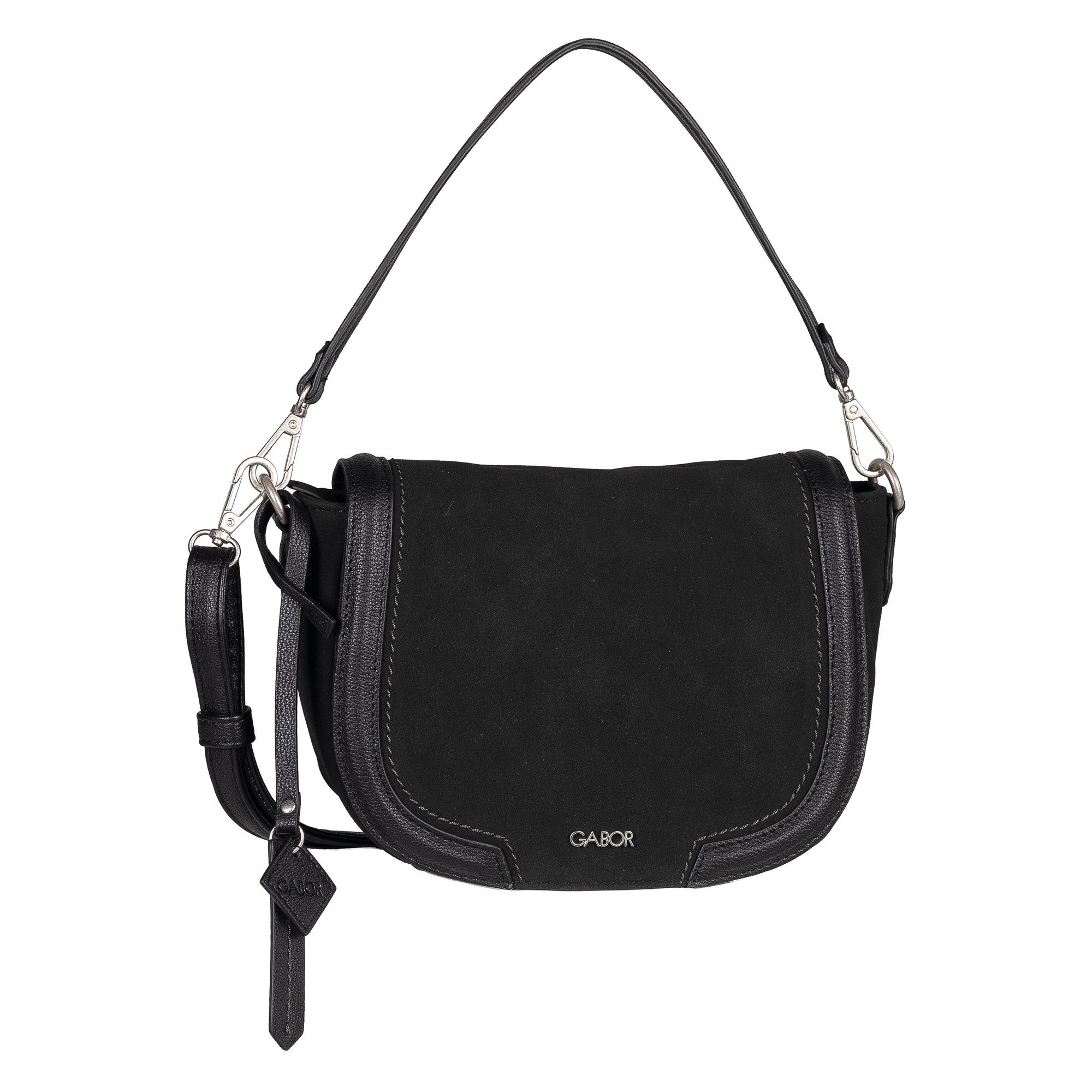 Gabor Umhängetasche Cira, Damen Schultertasche, Abendtasche mit Überschlag