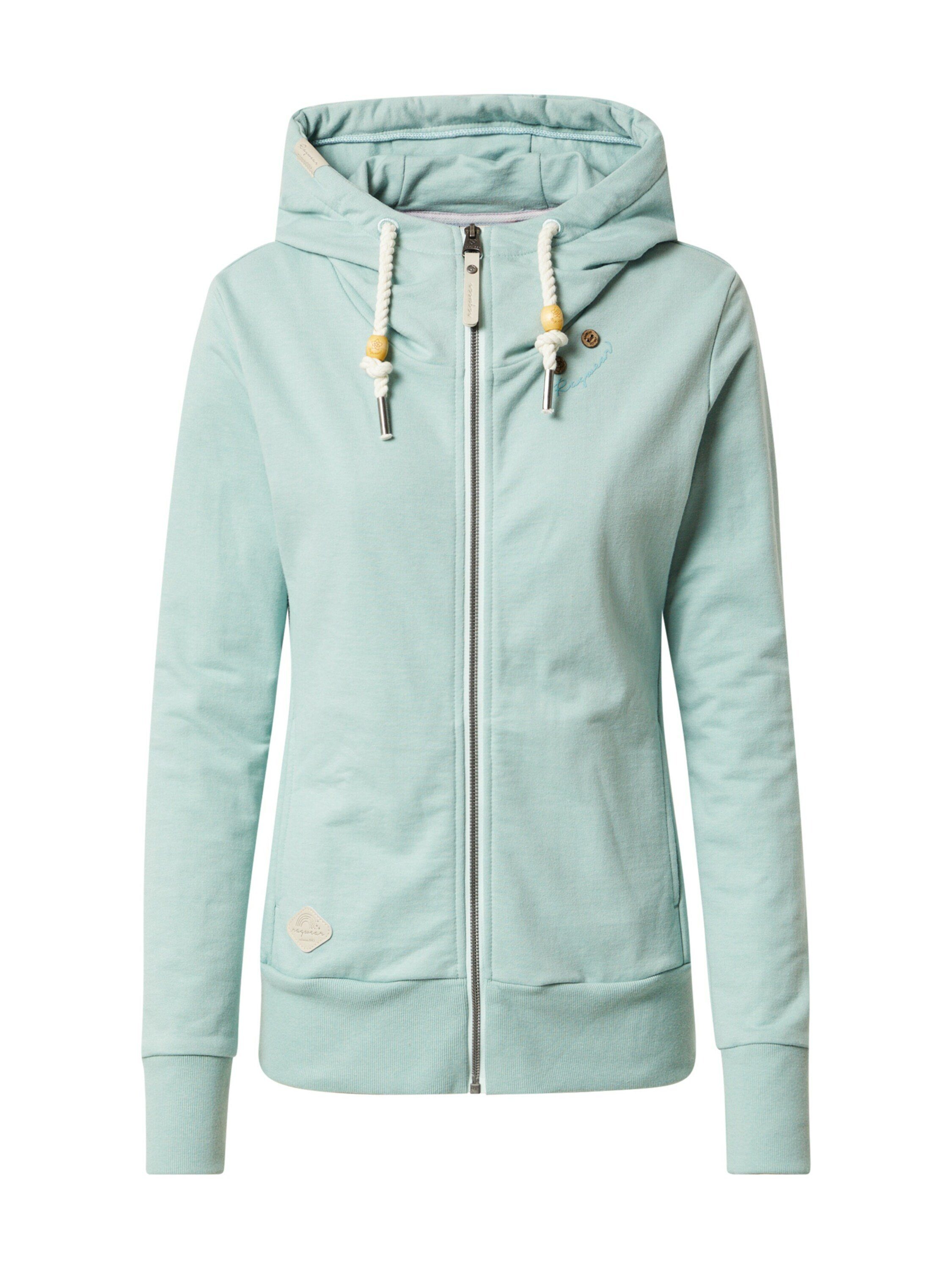 LIGHT AQUA PAYA Ragwear Sweatjacke Details Plain/ohne (1-tlg)