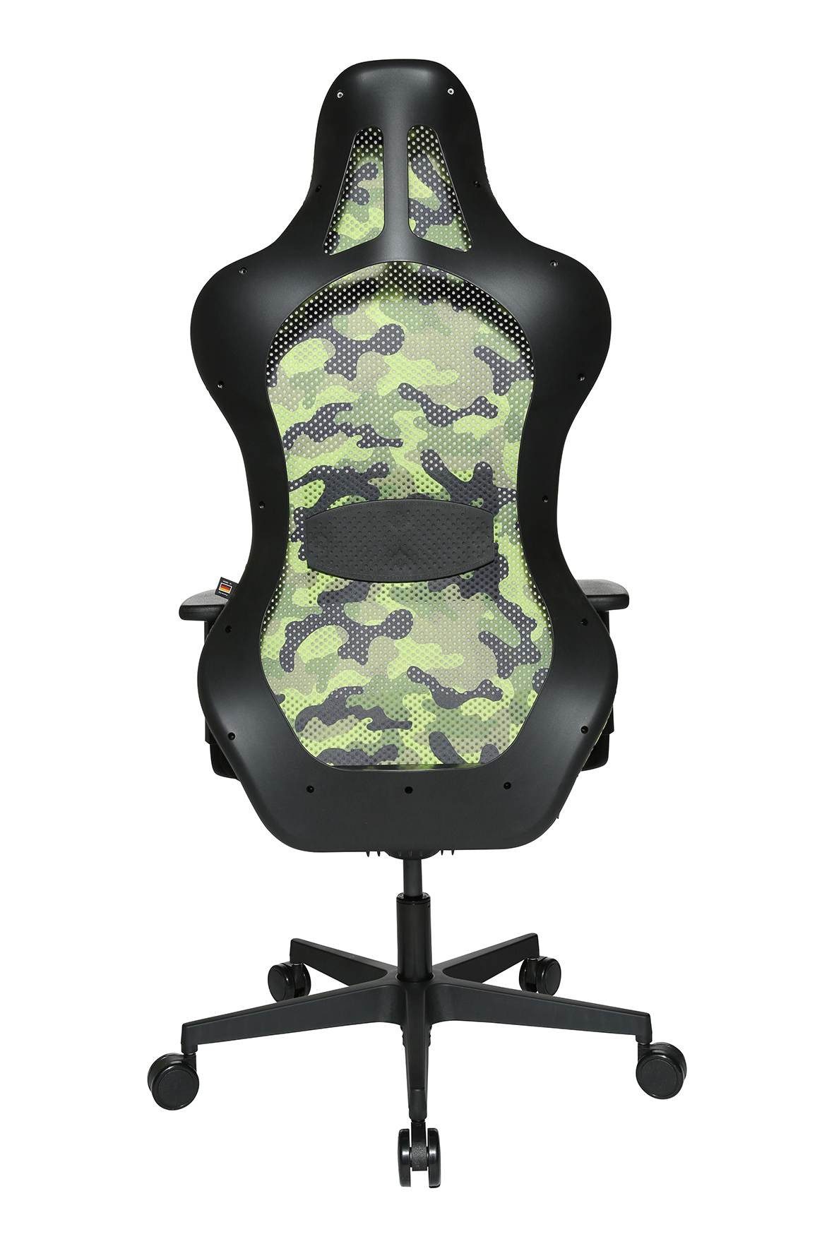 TOPSTAR Gaming-Stuhl Bürostuhl Drehstuhl Sitness RS Sport, Camouflage Grün von Top Star