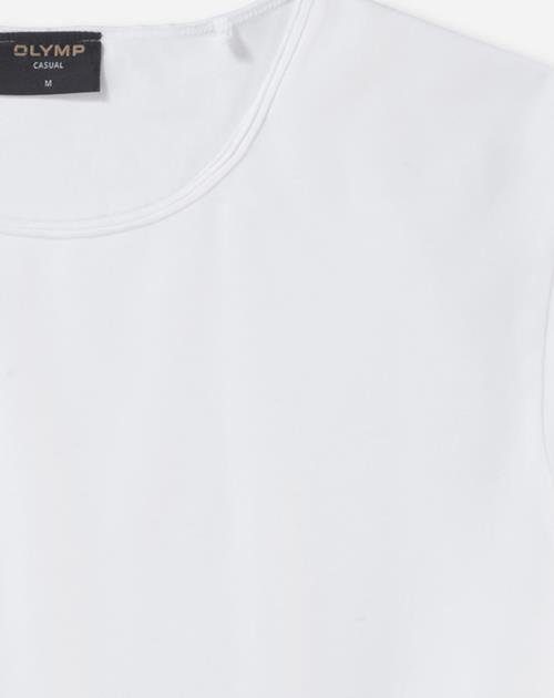 OLYMP T-Shirt Casual mit Rollkante am Ausschnitt günstig online kaufen