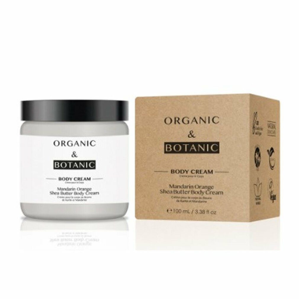 body 100 MANDARIN & butter Botanic cream Organic ml Körperpflegemittel shea ORANGE