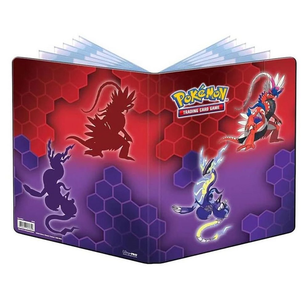 POKÉMON Sammelkarte Koraidon & Miraidon Sammel-Album A4 für 180 Karten Pokemon