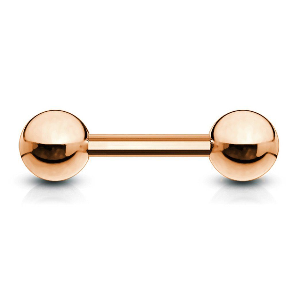 viva-adorno Piercing-Set Barbell Piercing Stab Ohrpiercing Traguspiercing Stecker Hantel (1-tlg), Helixpiercing Edelstahl