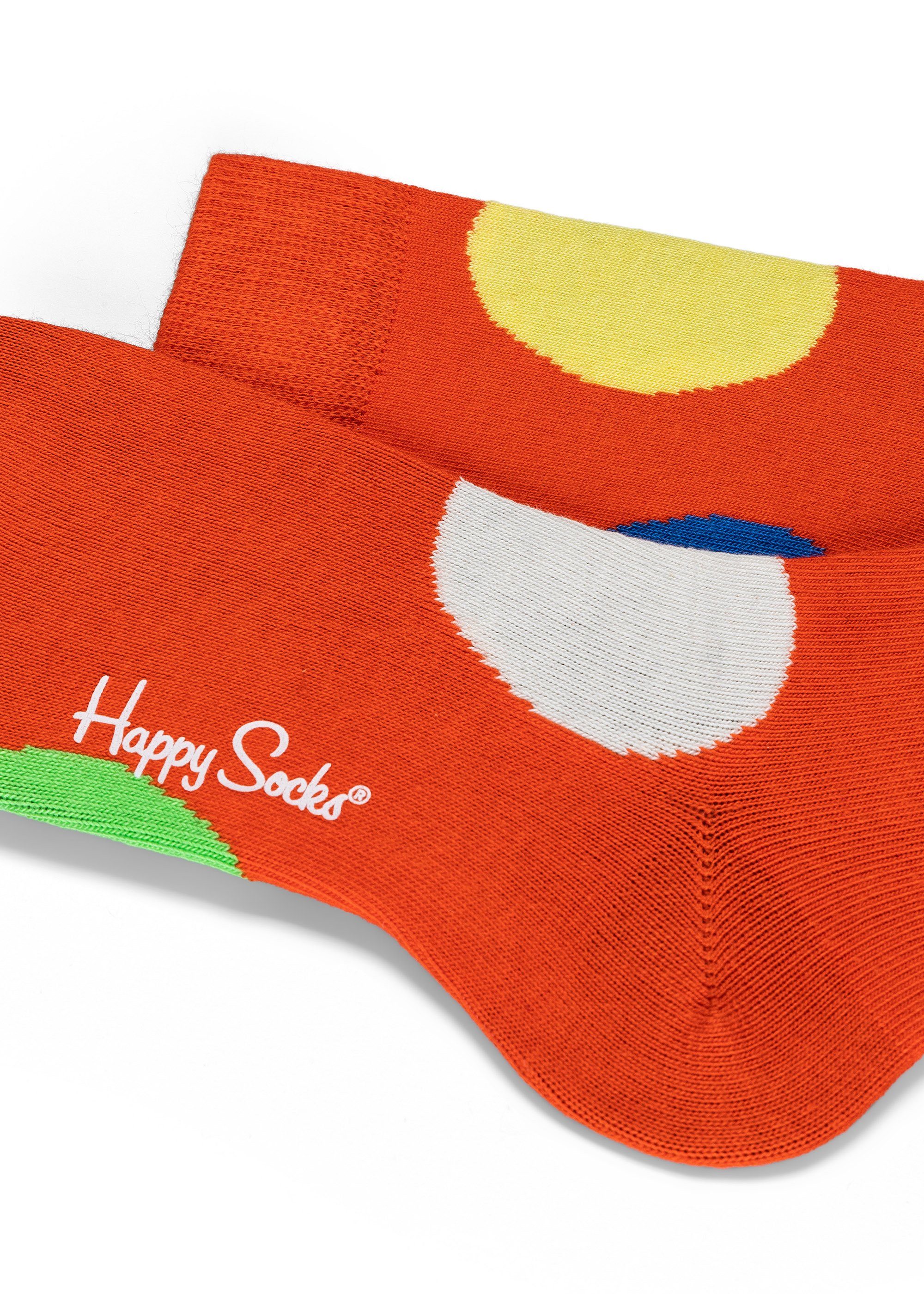 nachhaltiger Happy Basicsocken Sock 3-Pack Socks Kids Baumwolle Banana aus