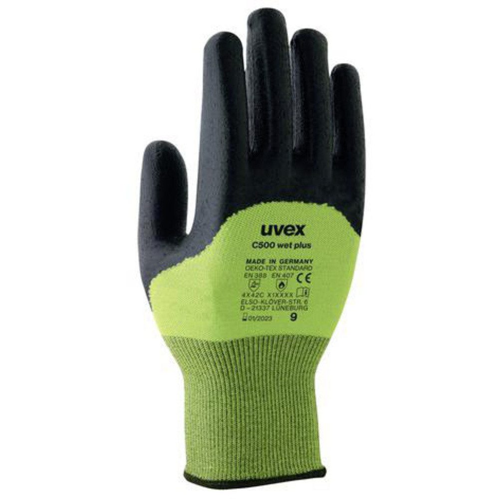 Schnittschutzhandschuhe uvex C500 wet plus 6049610 Schnittschutzhandschuh Größe (Handschuhe):