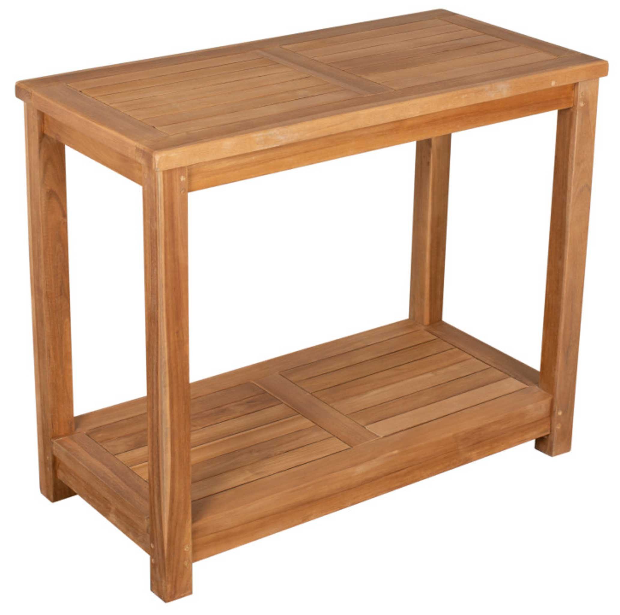 MR.DEKO Gartentisch Pflanztisch Salford Teak mit günstig online kaufen