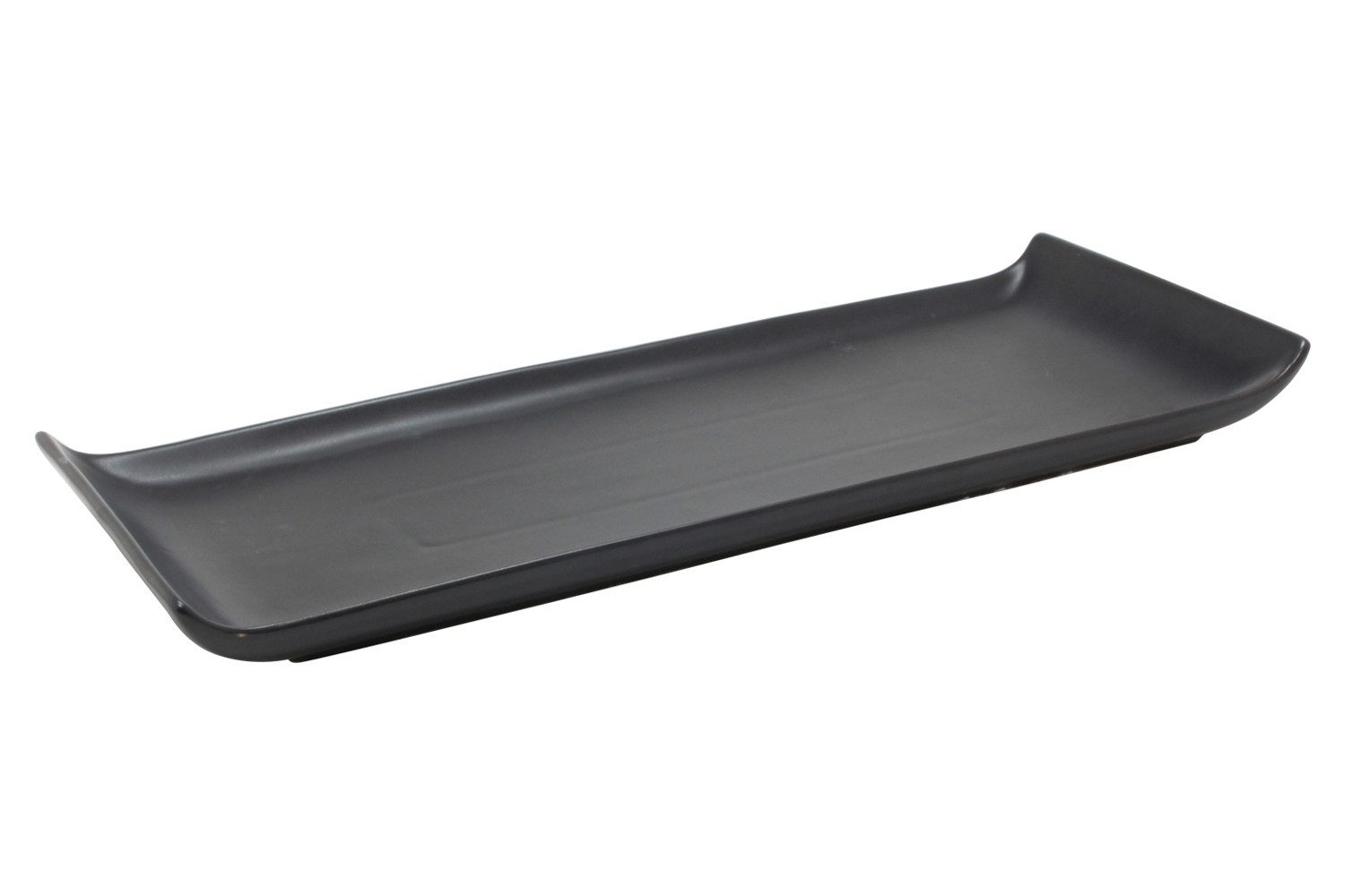 Servierplatte BRUNCH, 33 x 13 cm, Schwarz matt