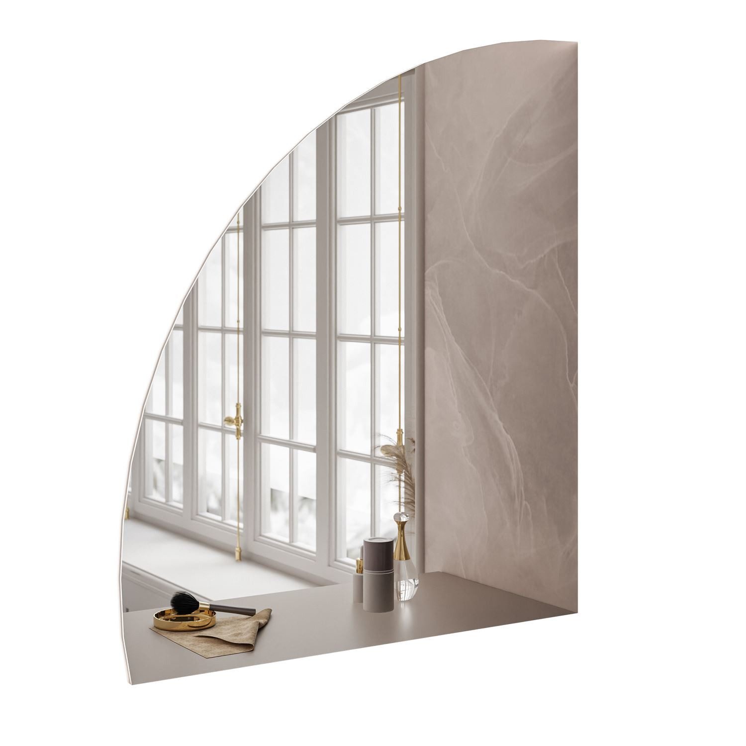 Lookway Spiegel QUINNIE Wandspiegel mit LED-Beleuchtung, günstig online kaufen