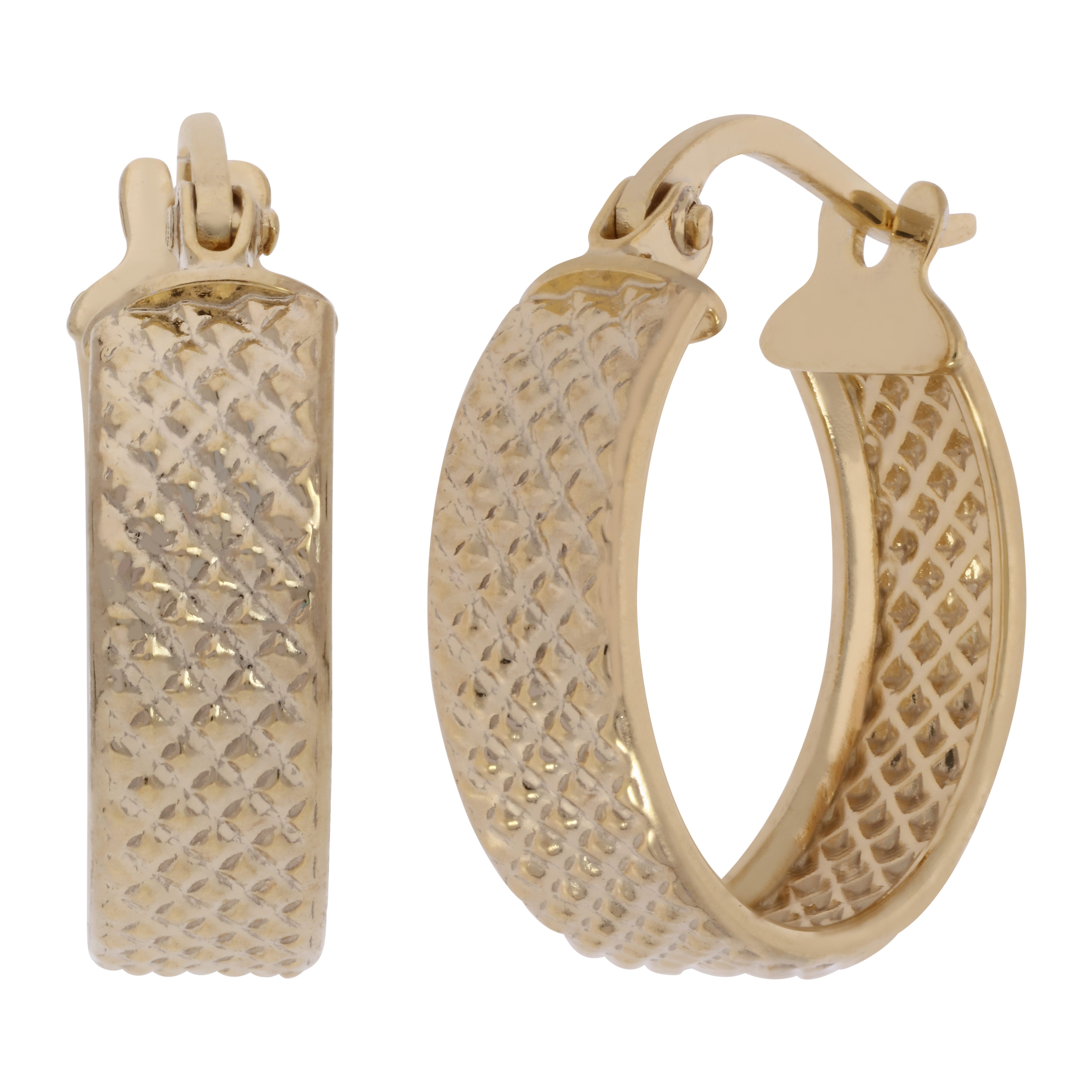 Paar Creolen Schmuck Geschenk Silber 925 Ohrschmuck Ohrringe