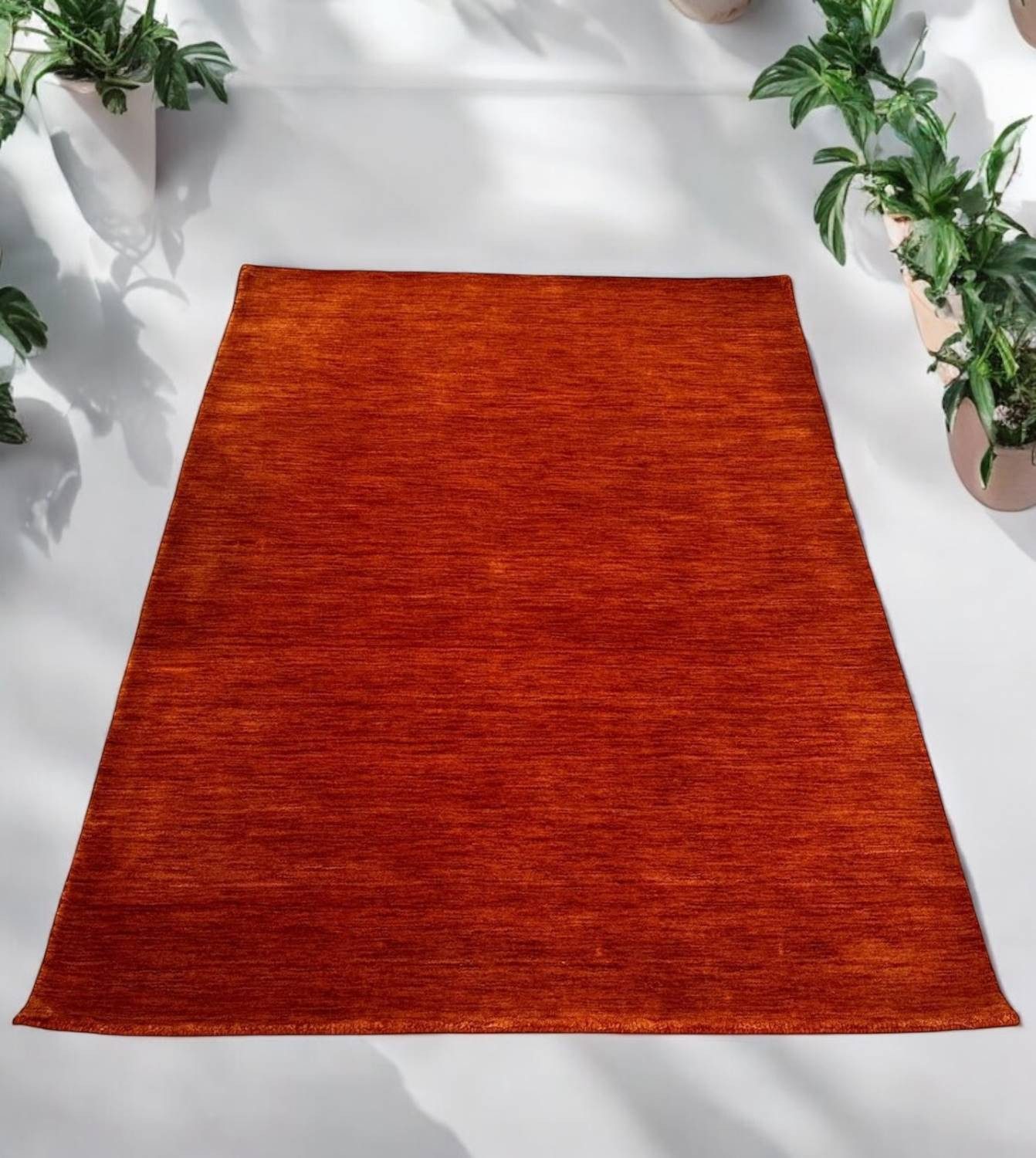 Rug Studios Teppich GABBEH PLAIN GAIA, günstig online kaufen