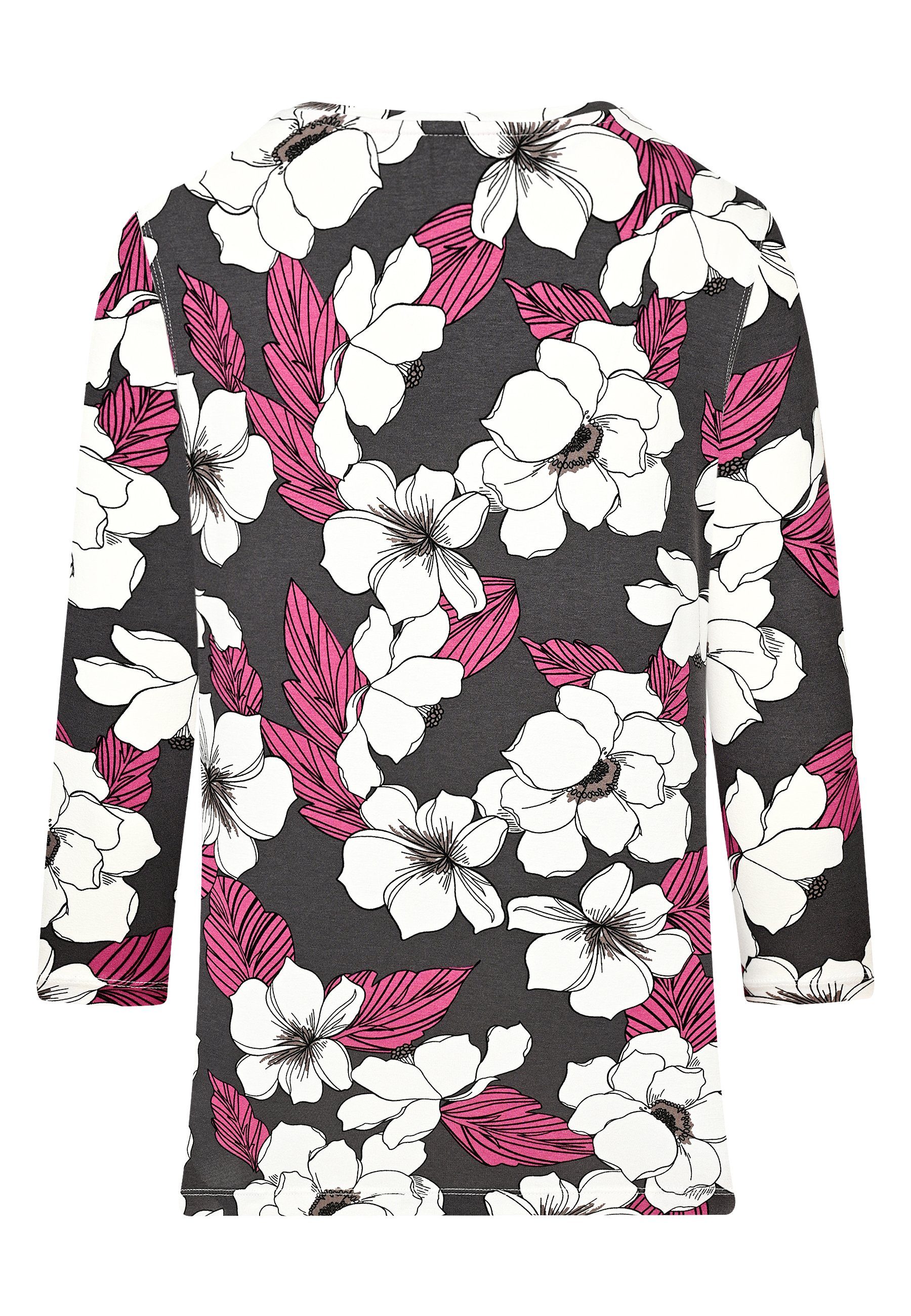 Shirt - BICALLA (1-tlg) Flowers Big 06/anthra-pink T-Shirt