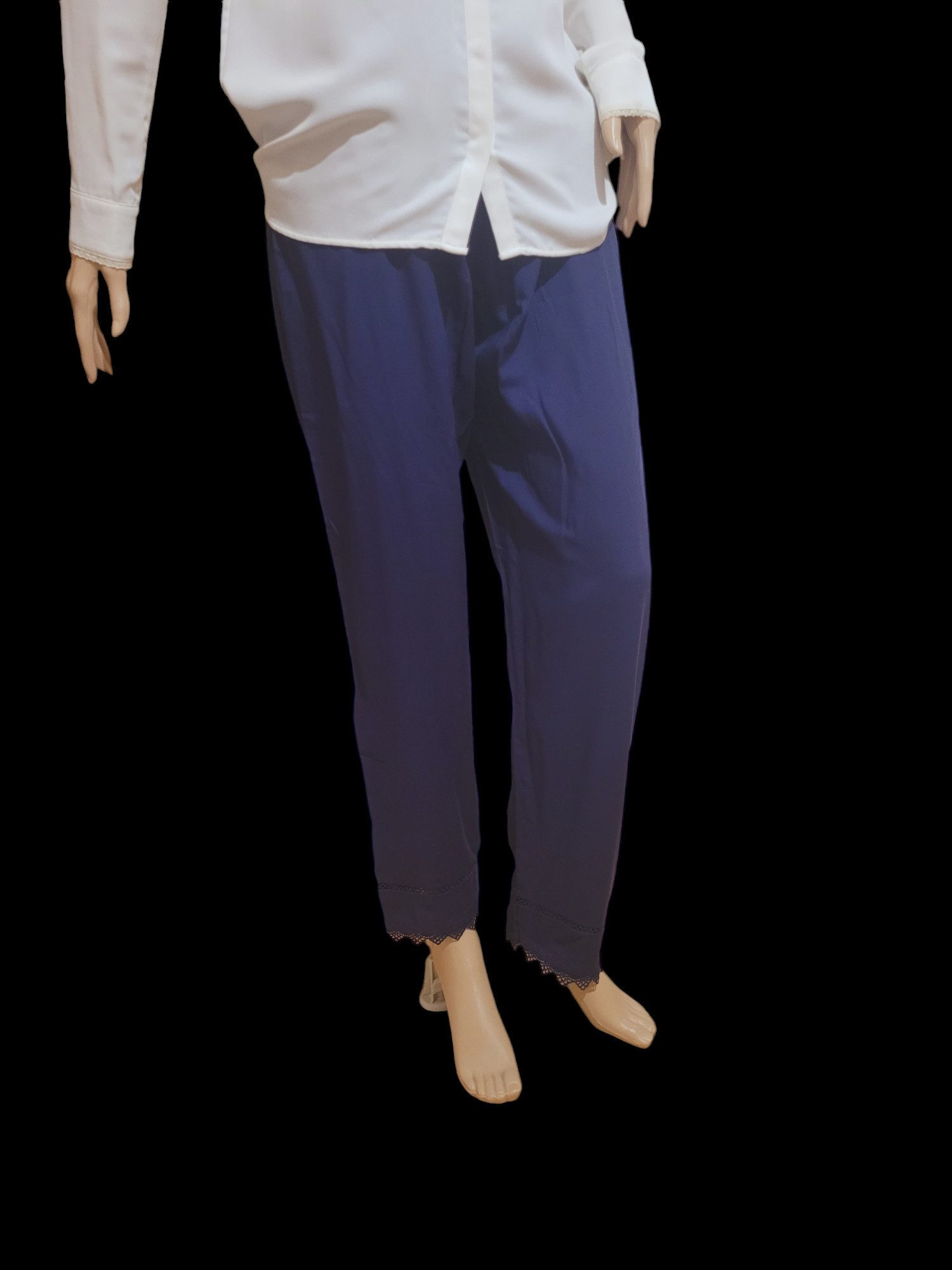 PfauGermany Pyjamahose Blue Lace günstig online kaufen