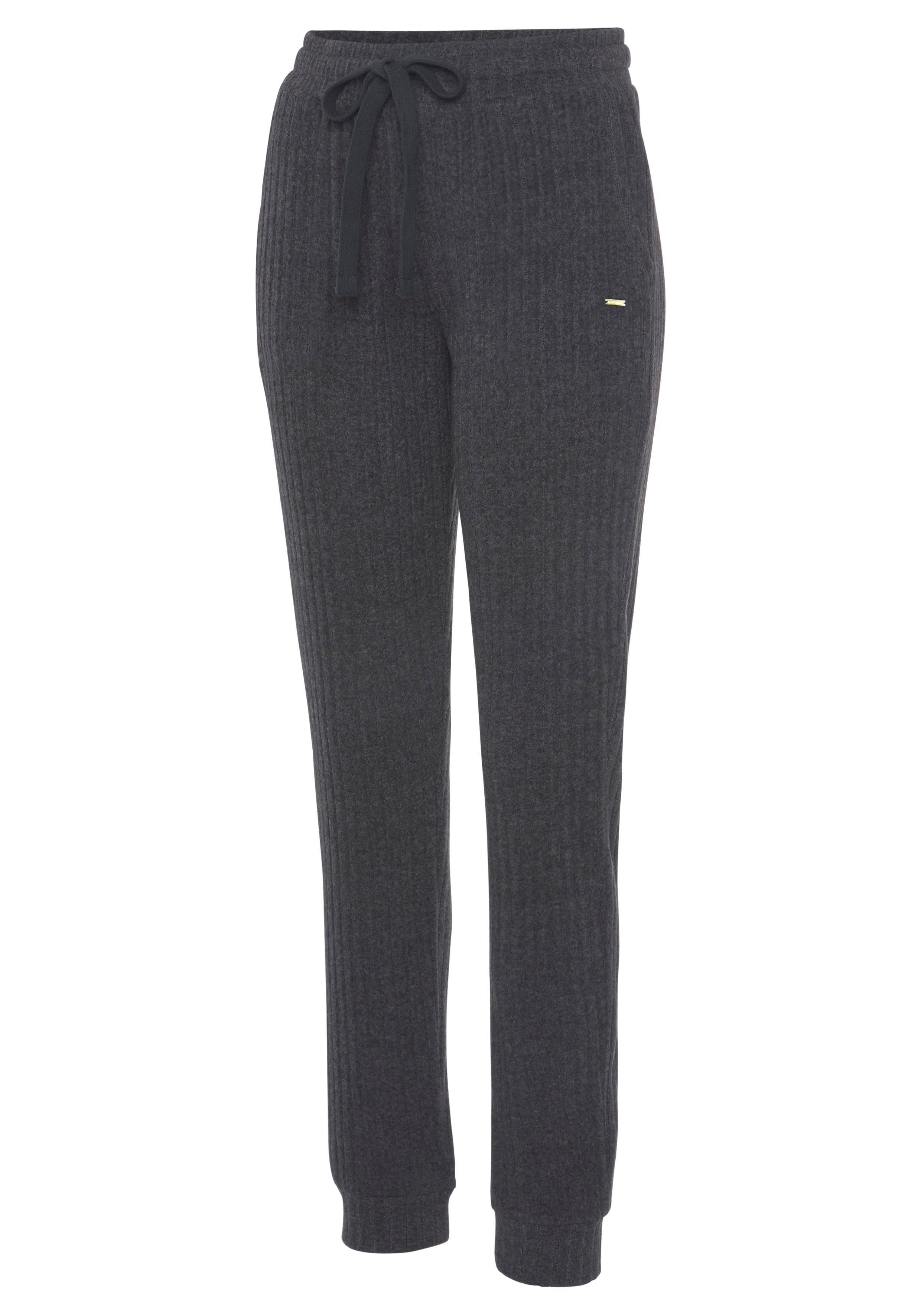 LASCANA Homewearhose Lounge-/ Strickhose mit praktischen Taschen, Loungewear