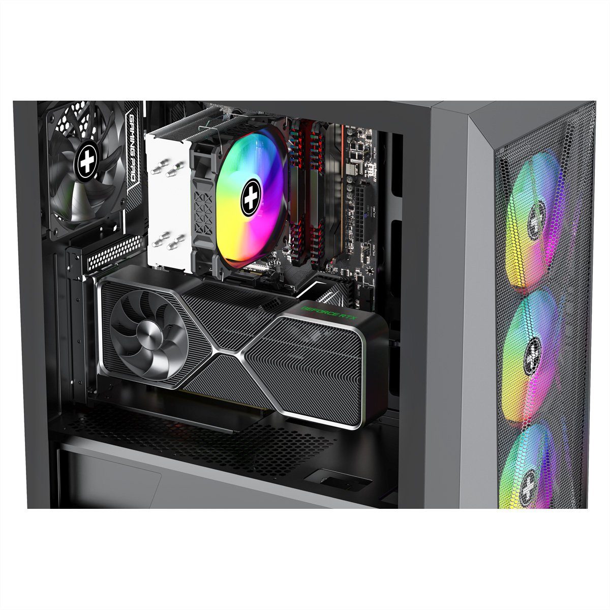 Xilence PC-Gehäuse X9 Vertical GPU Set für X912.ARG, nur mit X912.ARGB Xilent X Case kompatibel, XZ107