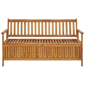 vidaXL Gartenbank Gartenbank mit Stauraum 148 cm Massivholz Akazie (1-St)