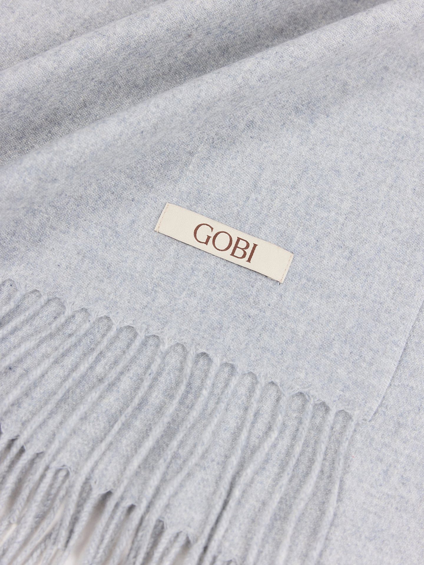 GOBI Cashmere Strickschal Übergroßer gewebter Kaschmirschal